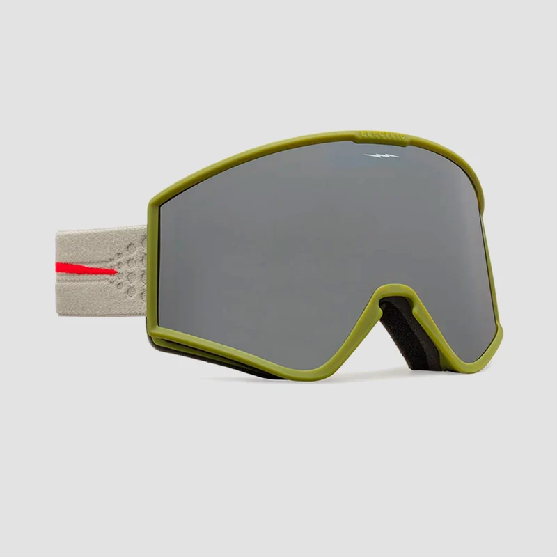 Electric Kleveland Snow Goggles Matte Evergreen/Silver Chrome Matte Evergreen/Silver Chrome