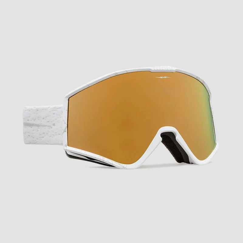 Electric Kleveland Small Snow Goggles Matte Speckled White/Gold Chrome Matte Speckled White/Gold Chrome