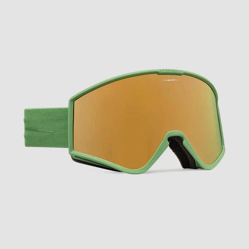 Electric Kleveland Small Snow Goggles Matte Moss/Gold Chrome Matte Moss/Gold Chrome