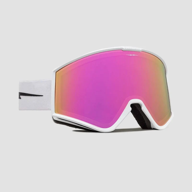 Electric Kleveland Snow Goggles Matte White/Pink Chrome Matte White/Pink Chrome