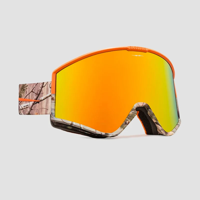 Electric Kleveland Snow Goggles Realtree Hazard/Orange Chrome Realtree Hazard/Orange Chrome