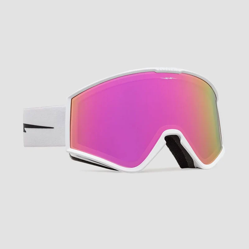 Electric Kleveland Small Snow Goggles Matte White/Pink Chrome Matte White/Pink Chrome