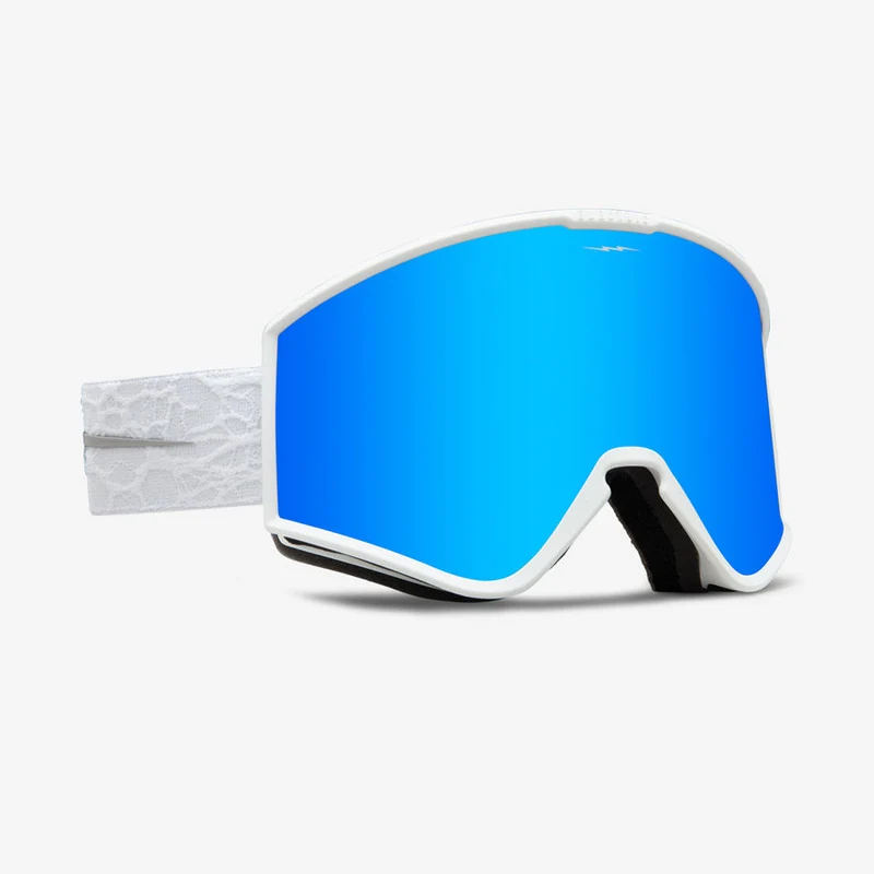 Electric EK1 Snowboard Goggles - Matte White Neuron/Blue Chrome