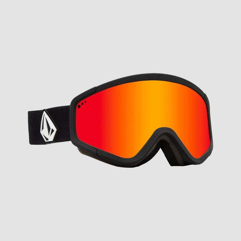 Volcom Attunga Snow Goggles Matte Black/Red Chrome Matte Black/Red Chrome