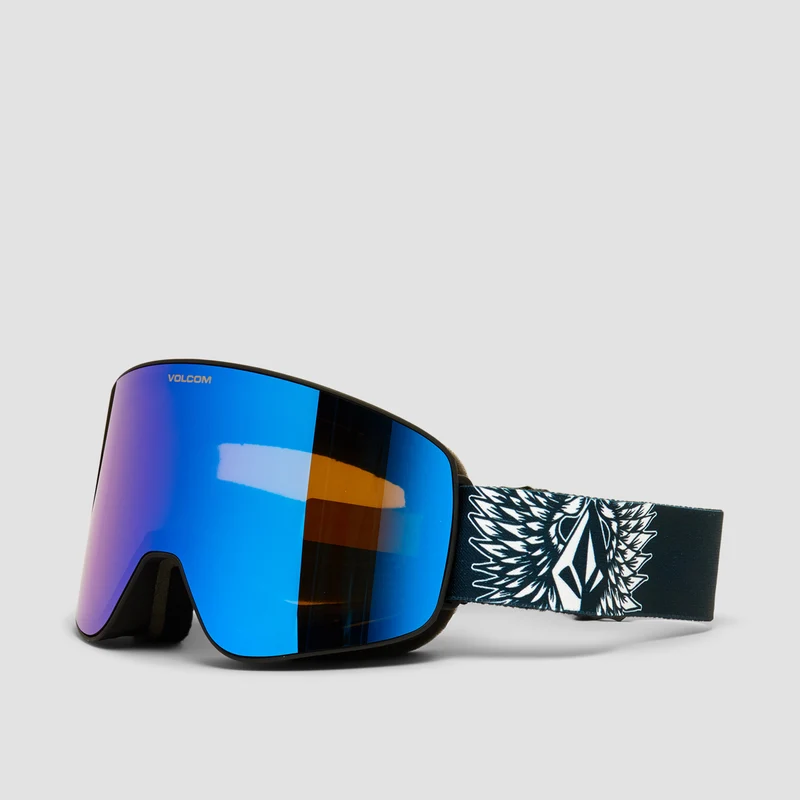 Volcom Odyssey Snow Goggles Jamie Lynn/Blue Chrome + Bonus Lens Yellow Jamie Lynn/Blue Chrome
