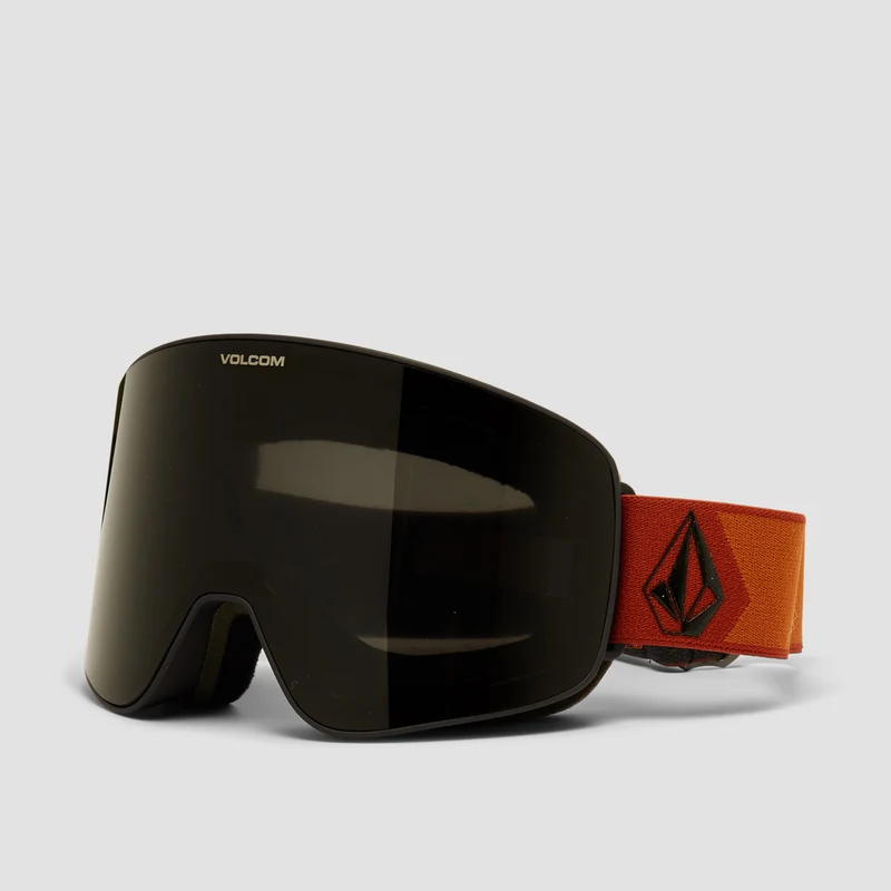 Volcom Odyssey Snow Goggles Rewood/Caramel/Dark Gray + Bonus Lens Rose Rewood/Caramel/Dark Gray