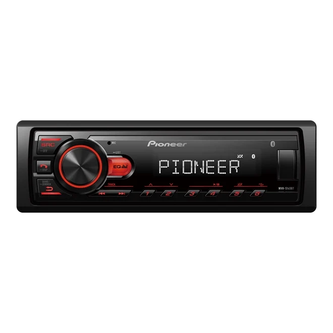 Pioneer Single DIN Media Receiver - MVHS145BT