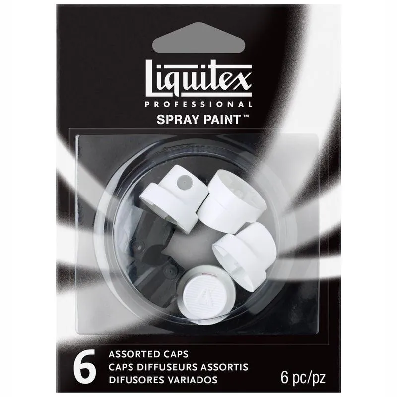 Bico Cap Tinta Spray Liquitex 6 Unid Sortidas 4459223