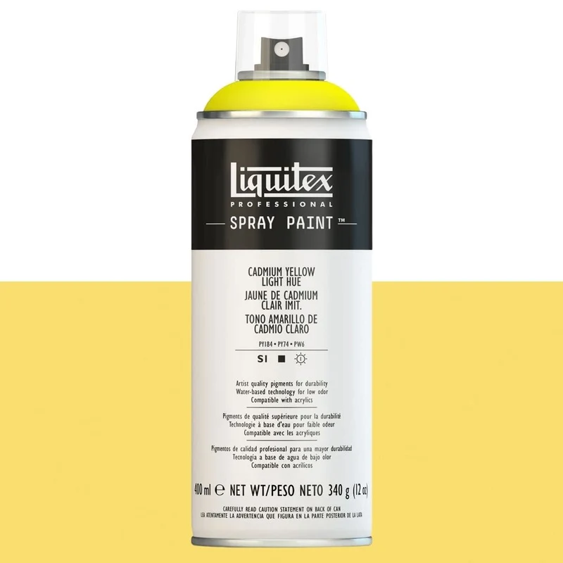 Tinta Acrílica Spray Liquitex 400ml 0159 Cadmium Yellow Light Hue