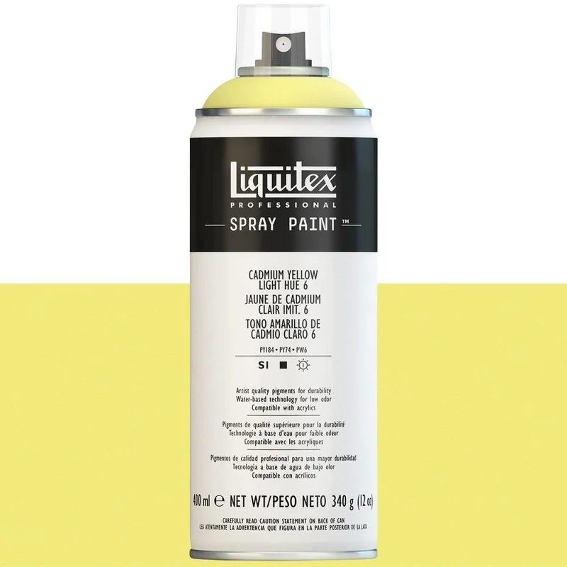 Tinta Acrílica Spray Liquitex 400ml 6159 Cadmium Yellow Light Hue 6