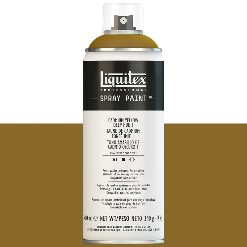 Tinta Acrílica Spray Liquitex 400ml 1163 Cadmium Yellow Deep Hue 1