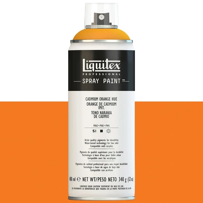 Tinta Acrílica Spray Liquitex 400ml 0720 Cadmium Orange Hue