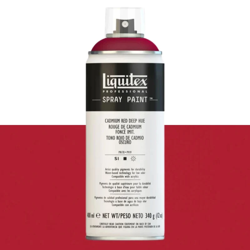 Tinta Acrílica Spray Liquitex 400ml 0311 Cadmium Red Deep Hue