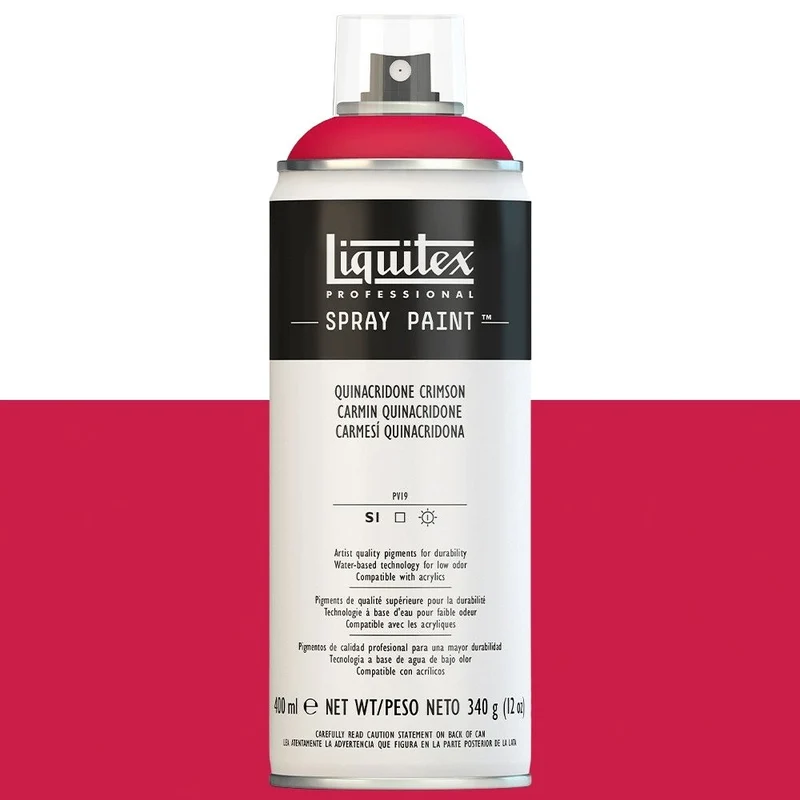 Tinta Acrílica Spray Liquitex 400ml 0110 Quinacridone Crimson