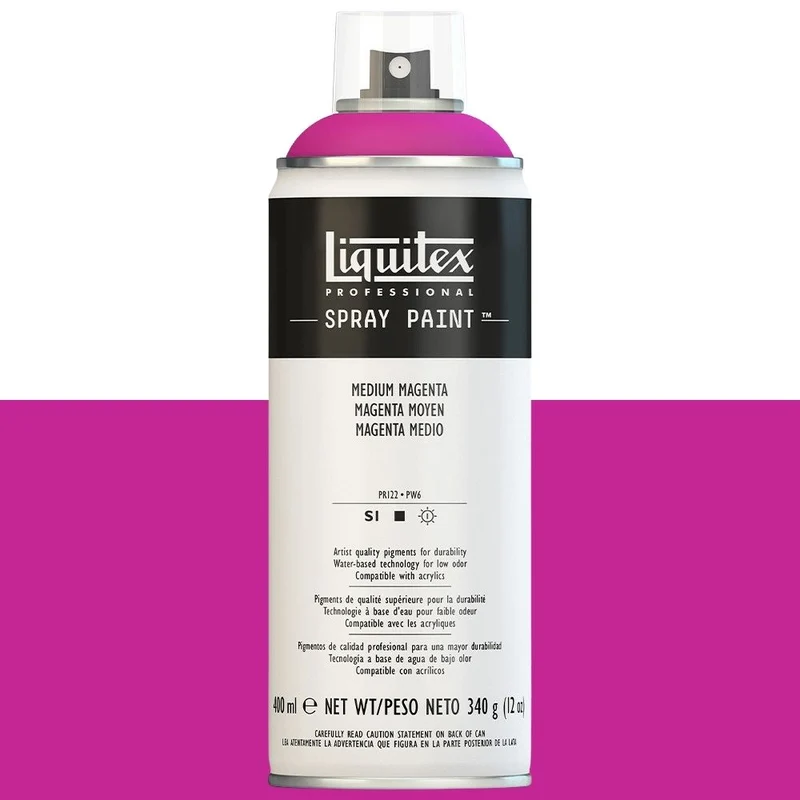 Tinta Acrílica Spray Liquitex 400ml 0500 Medium Magenta