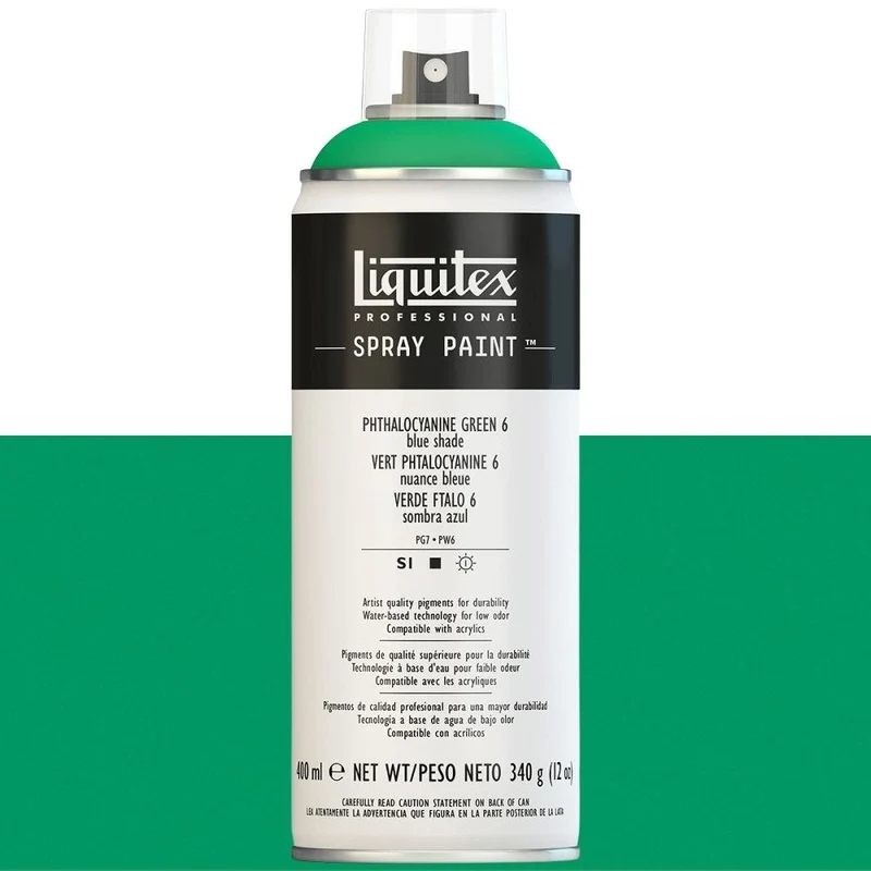 Tinta Acrílica Spray Liquitex 400ml 6317 Phthalocyanine Green 6
