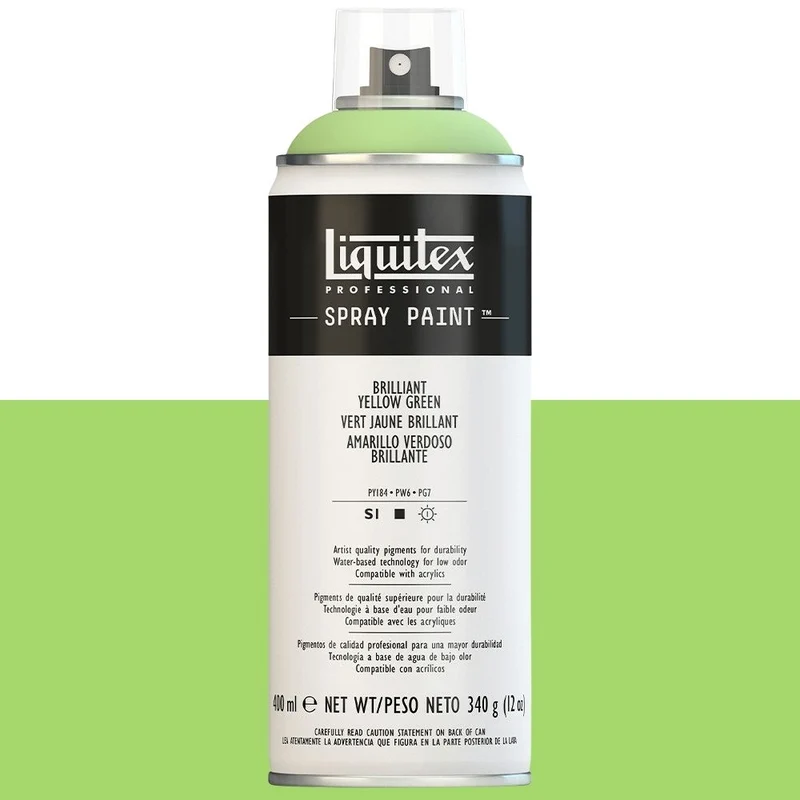 Tinta Acrílica Spray Liquitex 400ml 0840 Brilliant Yellow Green
