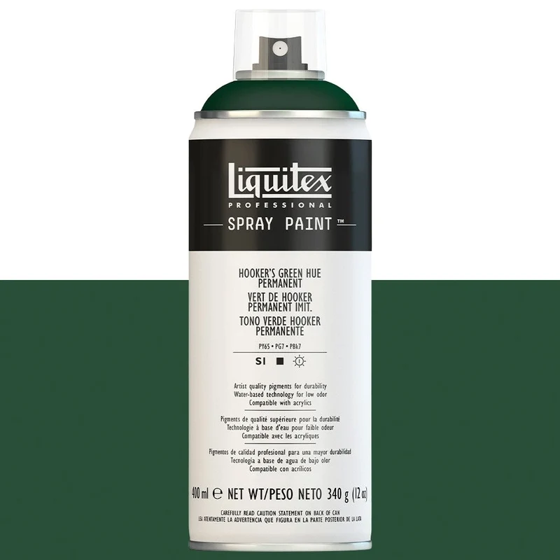 Tinta Acrílica Spray Liquitex 400ml 0224 Hookers Green Hue