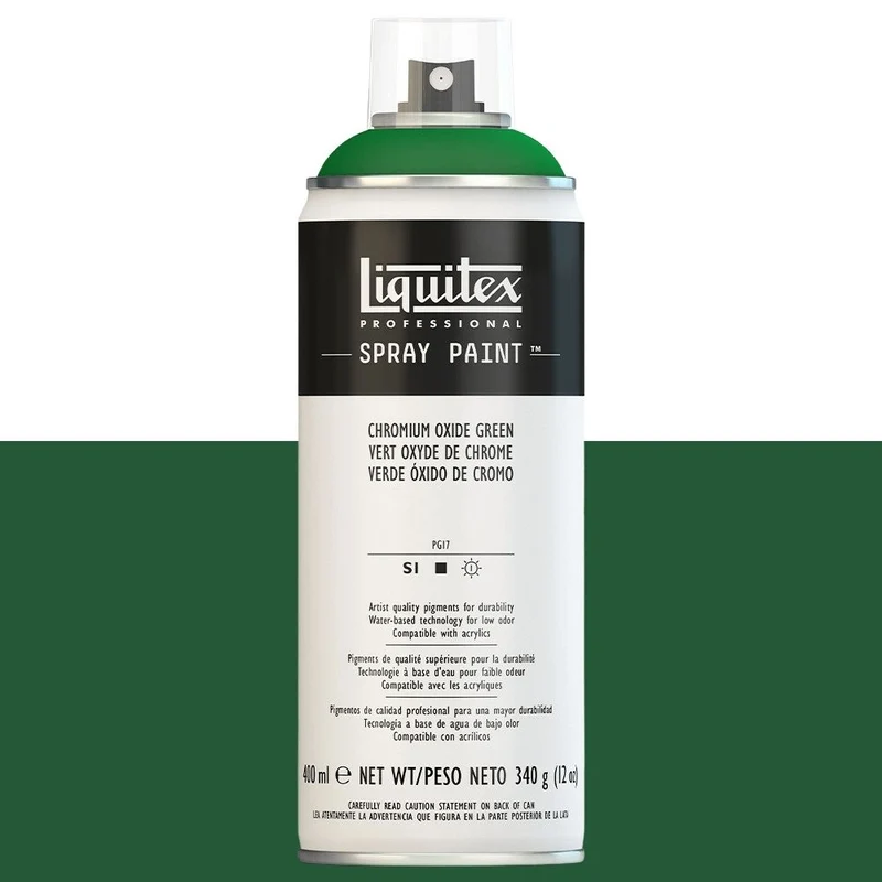 Tinta Acrílica Spray Liquitex 400ml 0166 Chromium Oxide Green