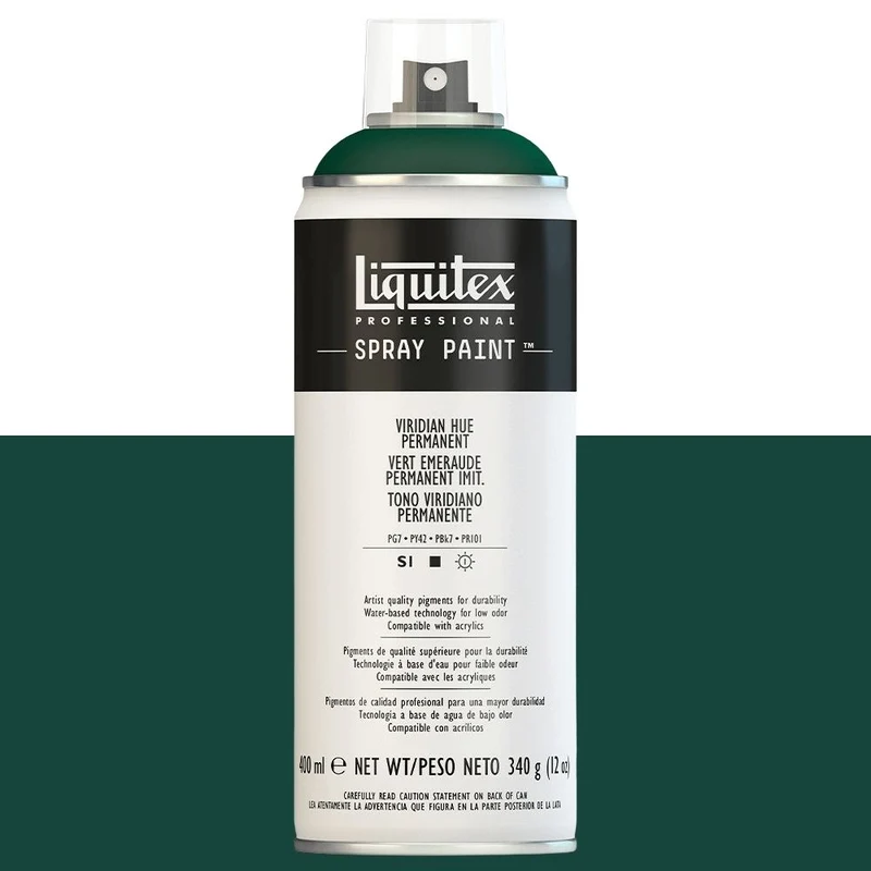 Tinta Acrílica Spray Liquitex 400ml 0398 Viridian Hue Permanent