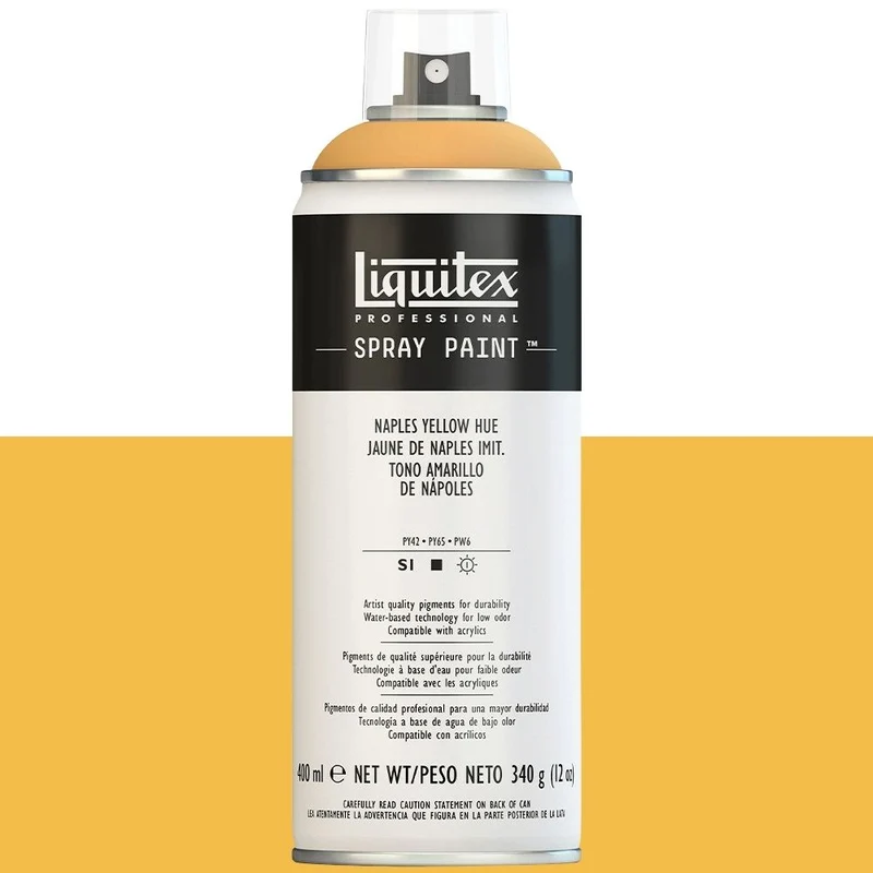 Tinta Acrílica Spray Liquitex 400ml 0601 Naples Yellow Hue
