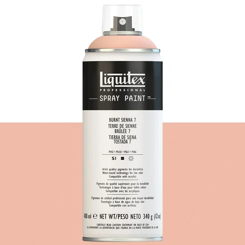 Tinta Acrílica Spray Liquitex 400ml 7127 Burnt Sienna 7