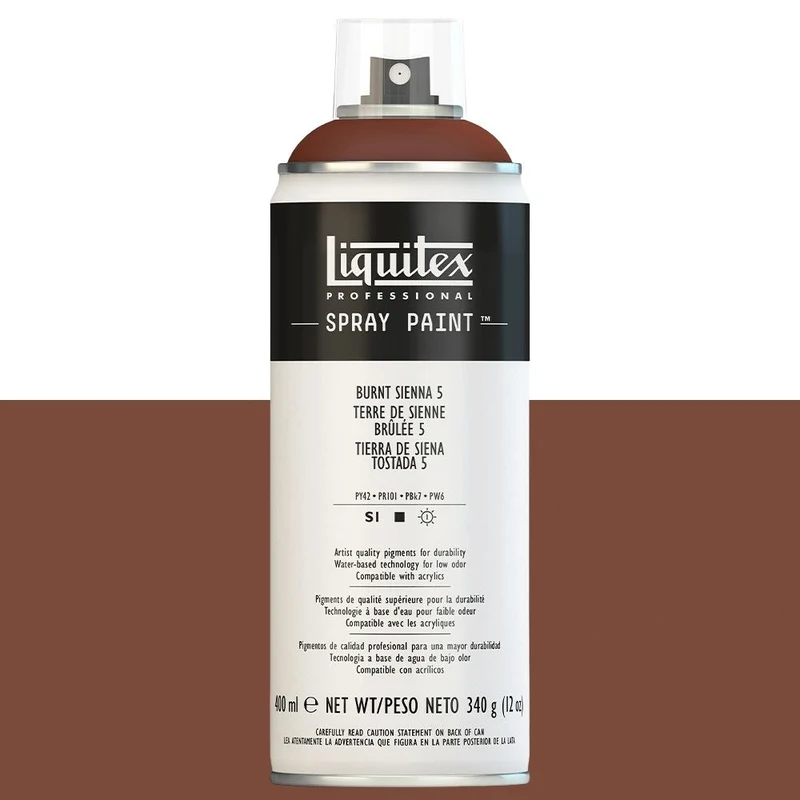 Tinta Acrílica Spray Liquitex 400ml 5127 Burnt Sienna 5