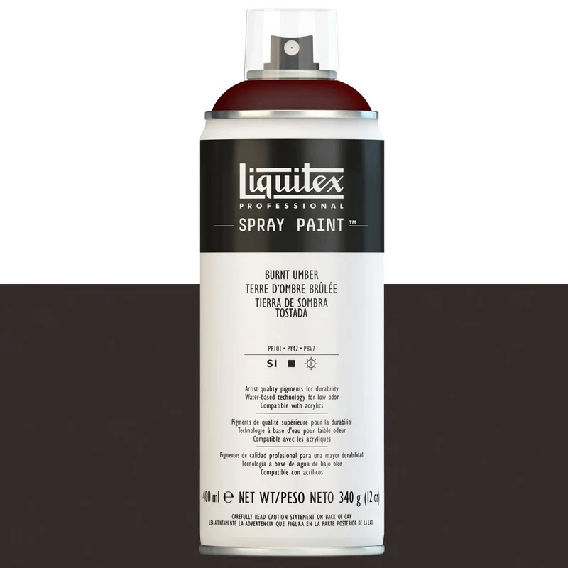 Tinta Acrílica Spray Liquitex 400ml 0128 Burnt Umber