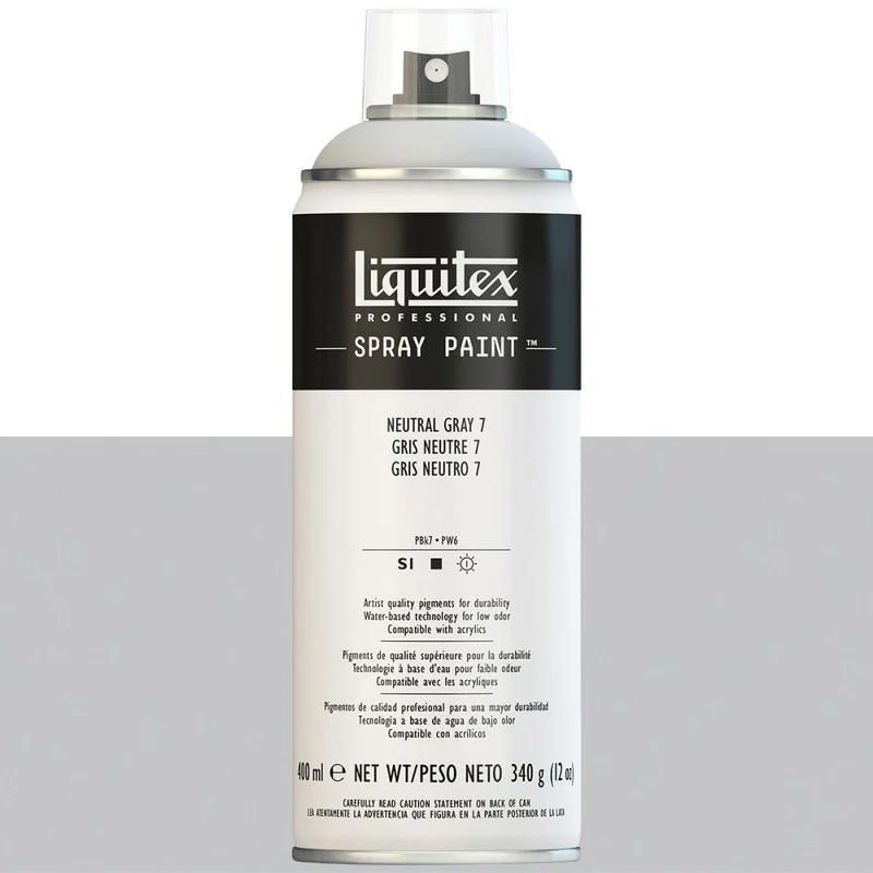 Tinta Acrílica Spray Liquitex 400ml 7599 Neutral Gray 7