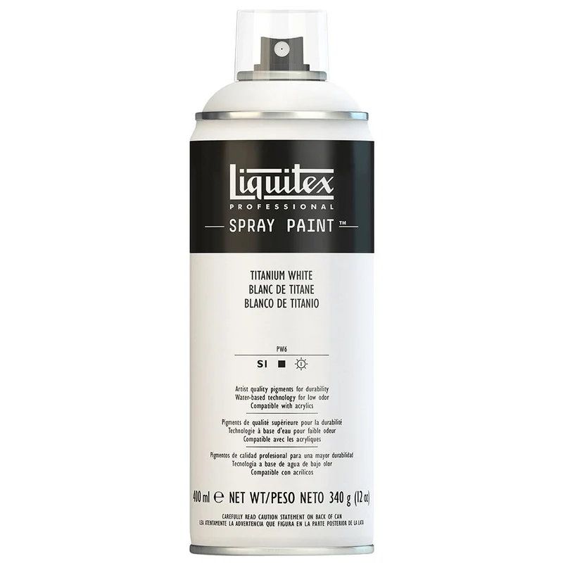 Tinta Acrílica Spray Liquitex 400ml 0432 Titanium White