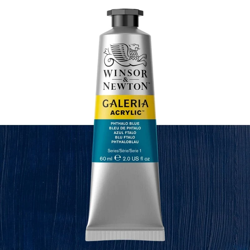 Tinta Acrílica Galeria Winsor & Newton 60ml 516 Phthalo Blue