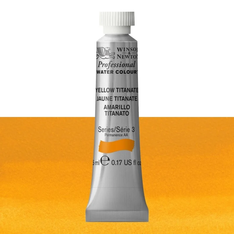Tinta Aquarela Profissional Winsor & Newton 5ml S3 S3 349 Yellow Titanate