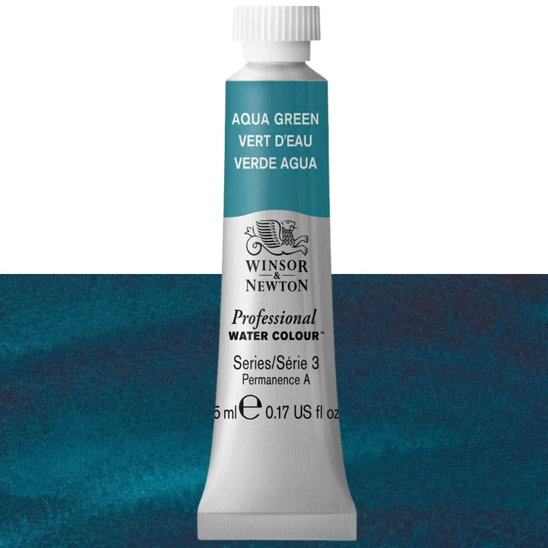Tinta Aquarela Profissional Winsor & Newton 5ml S3 S3 697 Aqua Green