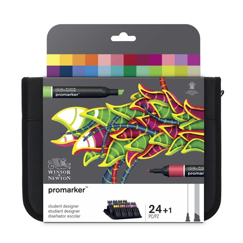 Marcador Promarker Designer 24 Cores Winsor & Newton