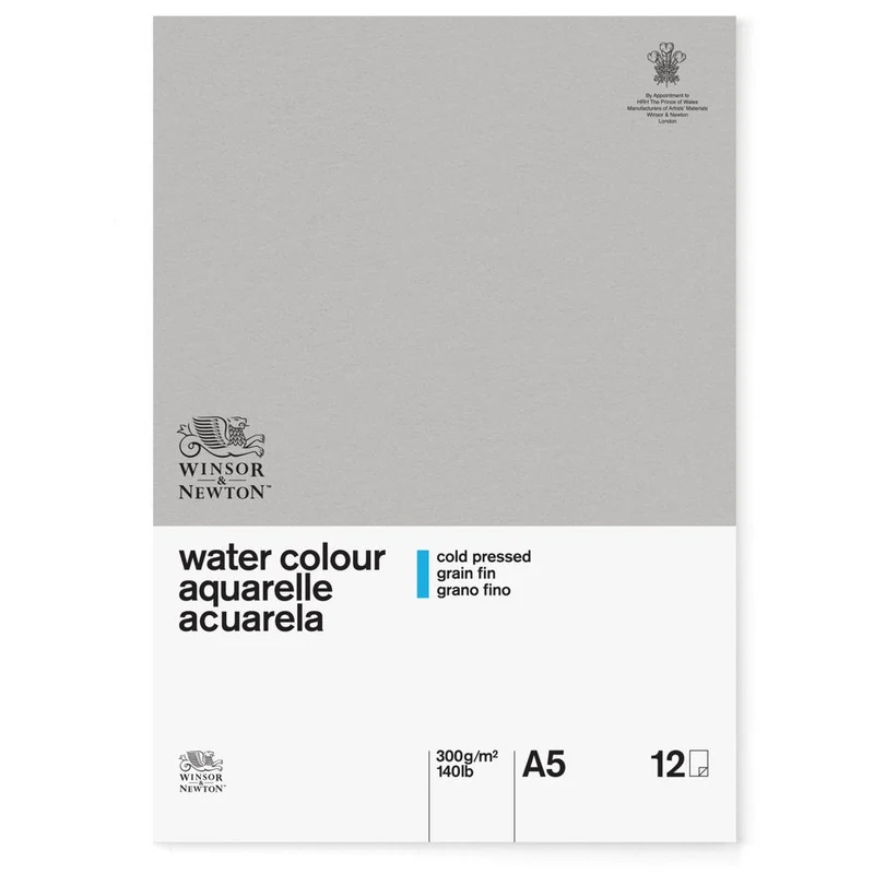 Bloco de Papel Para Aquarela Winsor & Newton 300g A5