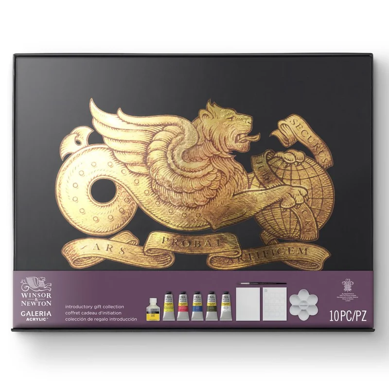 Estojo Tinta Acrílica Winsor & Newton Galeria Gift Collection 10 Peças