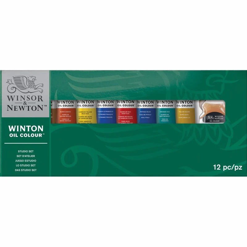 Estojo Tinta Óleo Winton Winsor & Newton 12 Peças