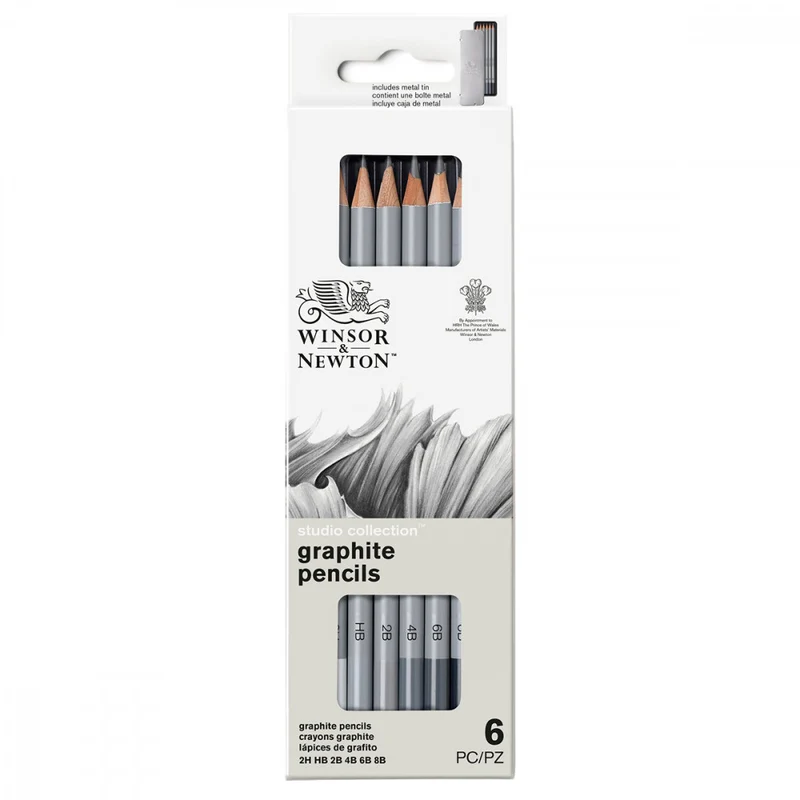 Estojo Lápis Grafite Winsor & Newton 06 Graduações