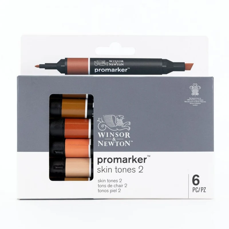 Marcador Promarker 06 Tons de Pele Set 2 Winsor & Newton