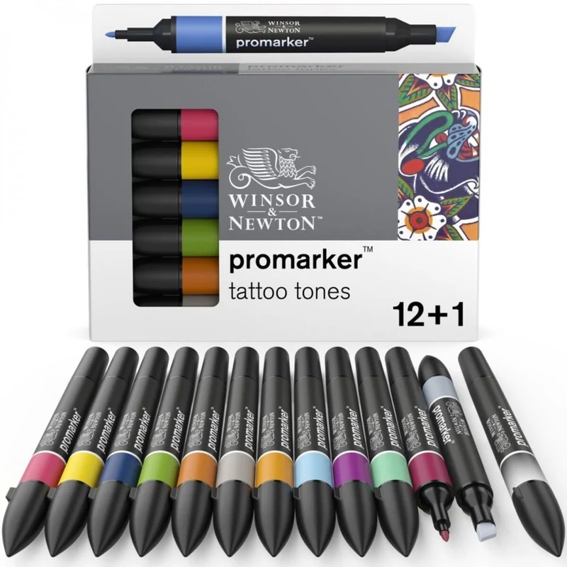 Marcador ProMarker 12 Tattoo Tones Winsor & Newton