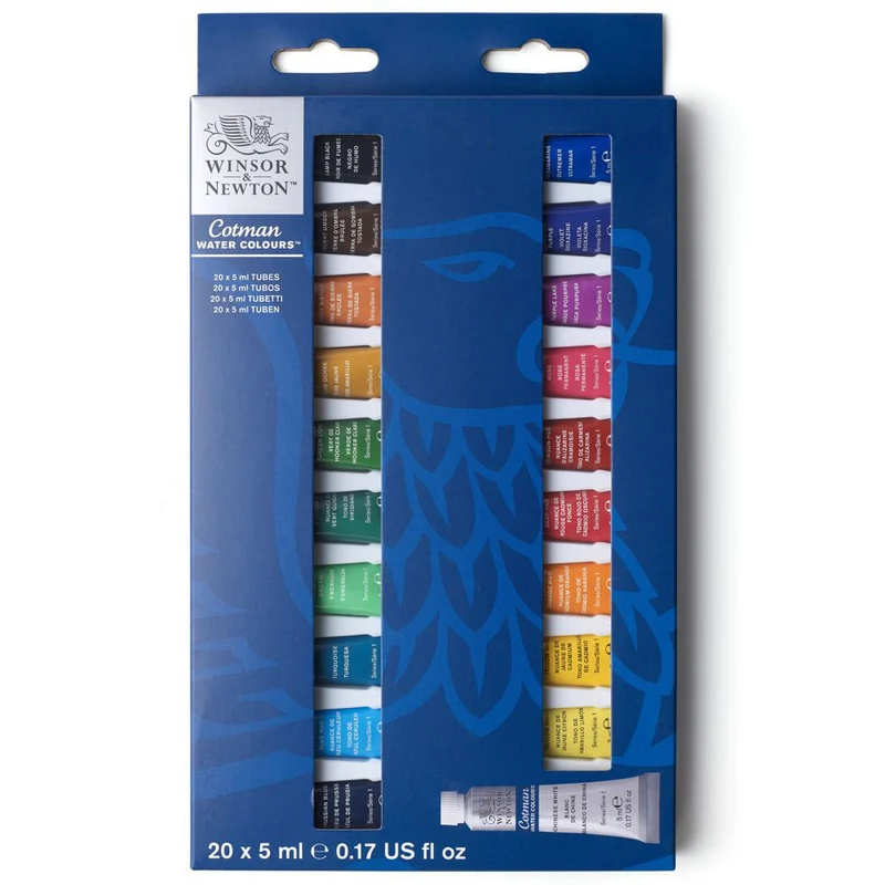 Tinta Aquarela Winsor & Newton Cotman 20 Cores