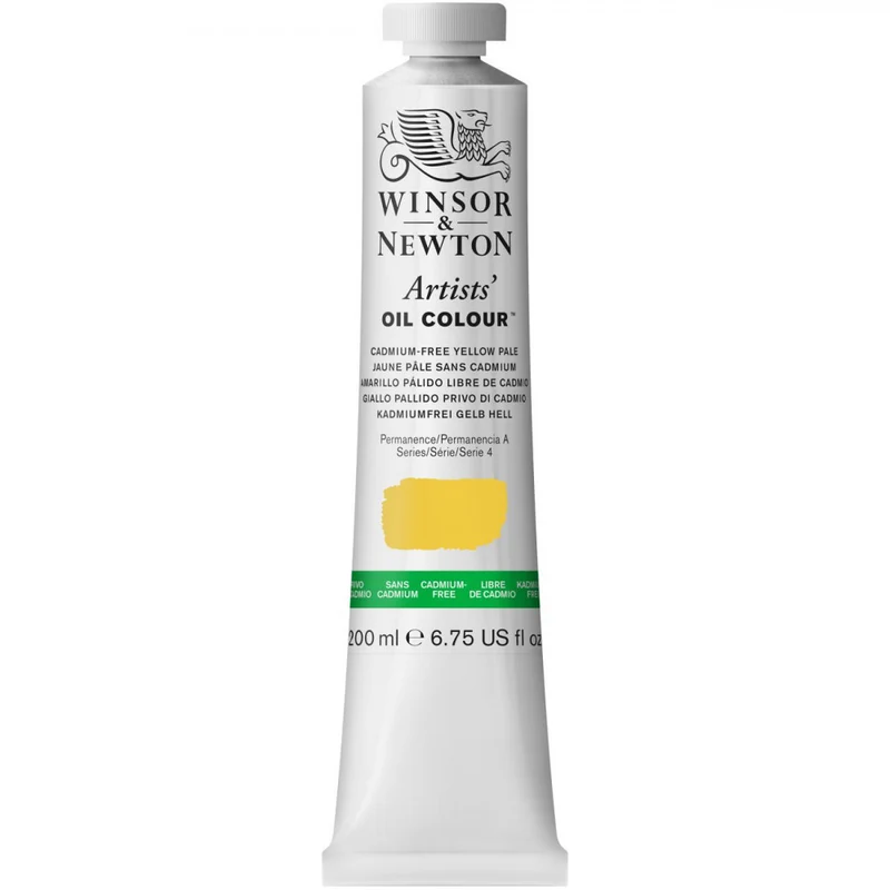 Tinta Óleo Artist 200ml Winsor & Newton S4 907 Cadmium Free Yellow Pale