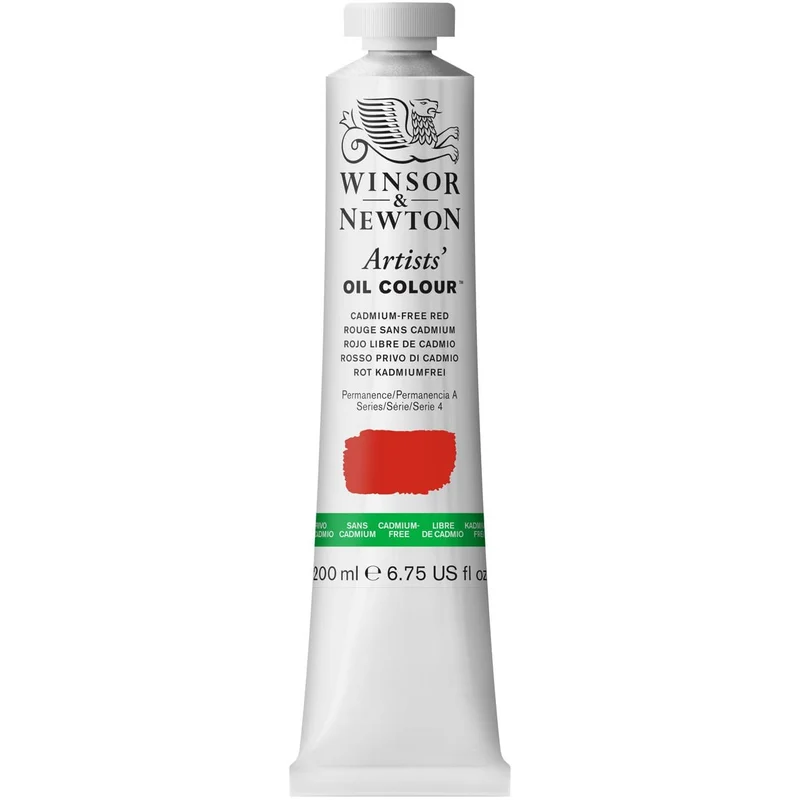 Tinta Óleo Artist 200ml Winsor & Newton S4 901 Cadmium Free Red