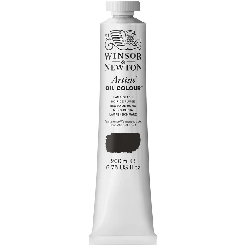Tinta Óleo Artist 200ml Winsor & Newton S1 337 Lamp Black