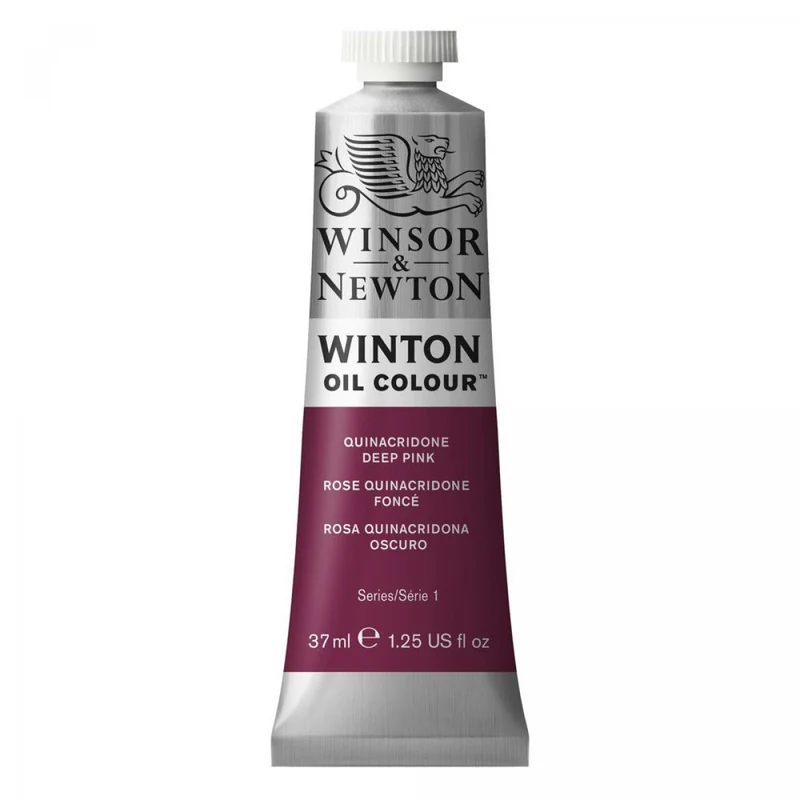 Tinta Óleo Winton 37ml Winsor & Newton 250 Quinacridone Deep Pink