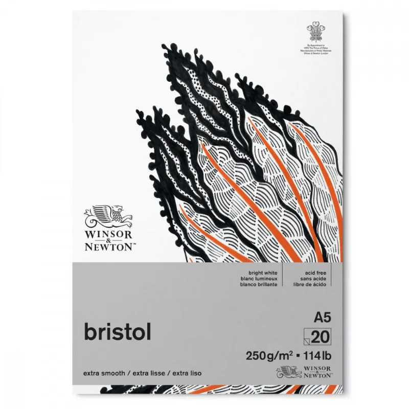 Bloco De Papel Bristol Winsor &amp; Newton - Para Lápis/grafite
