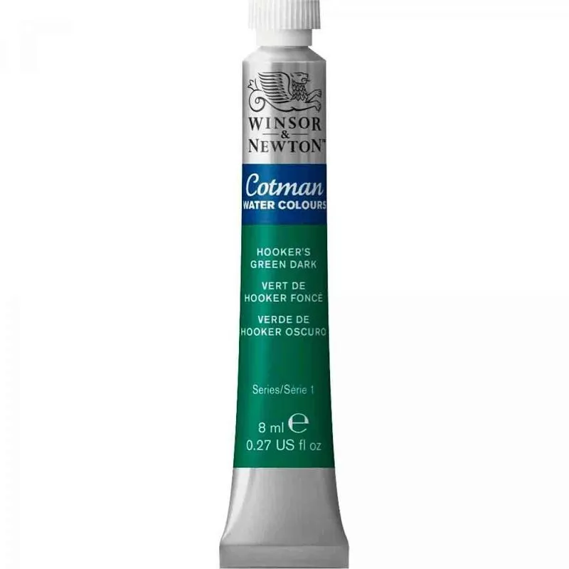 Aquarela Cotman W&amp;n Tubo 312 Hooker's Green Dark 8ml