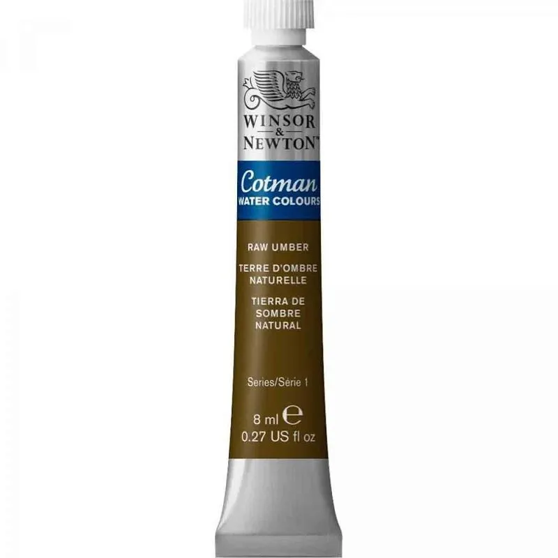 Aquarela Cotman W&amp;n Tubo 554 Raw Umber 8ml