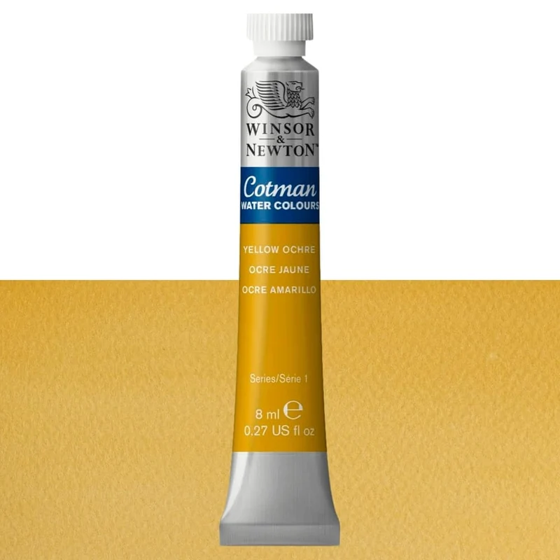 Tinta Aquarela Cotman Winsor & Newton 8ml 744 Yellow Ochre