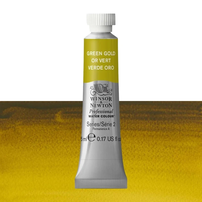 Tinta Aquarela Profissional Winsor & Newton 5ml S2 S2 294 Green Gold
